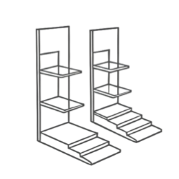  Acryl-Verkaufsdisplay für Einzelhandel 